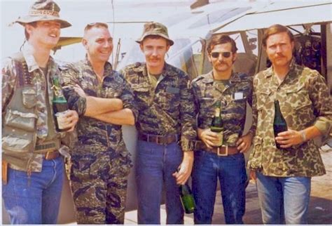 vietnamese marines wearing blue jeans.